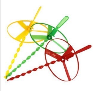 Do not light up hand push flying saucer fairy children plastic bamboo dragonfly stand hot selling toys wholesale