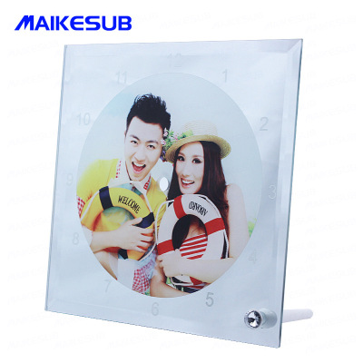 Heat transfer processing plant glass picture frame high-grade blank glass photo frame consumable personality DIY glass photo frame