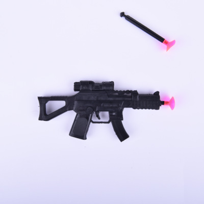 Children's toy stand sells plastic sucker gun toy gifts around kindergarten campus