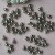Manufacturers Direct 8mm White K Electroplated Beads ABS Vacuum electroplated beads hanging Holes Smooth round Accessories