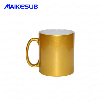 Creative cup heat transfer pearl-coated ceramic mug mug ceramic gifts DIY mug