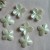 Factory Direct Sales Mid-Hole Four-Petal Flower Imitation Pearl 33mm ABS Flower Patch DIY Beaded Jewelry Accessories