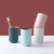 Simple for wash and gargle cup household brushing cup creative express it in two - color cup jar cup solid color lovers water cup