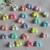 Children DIY Beaded Materials Spring Color Cherry Beads 15*18mm Acrylic Hanging Fruit Straight holes Loose Beads