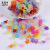 Diy jewelry accessories, Hand - beaded material 7 * 12 mm acrylic matte enrolled flower five middle hole, flower support beads