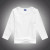 Thermal transfer blank shirt blank clothes Thermal sublimation children transfer blank modal long-sleeved T-shirt