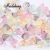 DIY Bead Accessories Acrylic with Holes AB Color Small Trumpet Flower Conch Earring Accessories Handmade Loose Beads Wholesale