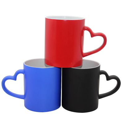 Hot Hot style heat transfer printing mug love hand cup DIY custom ceramic cup wholesale