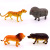 Plastic model toys a variety of animal toys children's educational products cognitive toys yl-037
