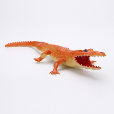 Plastic imitation animal crocodile cognitive product for early childhood education crocodile model virtual toy