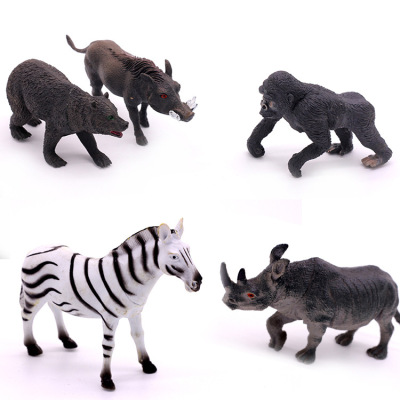Plastic model toys a variety of animal toys children's educational products cognitive toys yl-037
