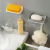 Soap Dish Suction Cup Wall-Mounted Creative Soap Box Bathroom Punch-Free Draining Rack Bathroom Household Soap Box Storage