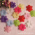 Factory Direct Sales Acrylic Frosted Petal Flower 26mm Middle Hole Hexapetalous Flowers Barrettes Grip Rack Accessories