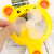Cartoon bear hand press fan cute hand press fan children safety portable fan toys are hot in summer