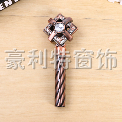 Classic and elegant aluminum alloy Roman Rod head, the honor of Holly Window Accessories produced in a variety of styles