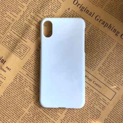 Factory wholesale is suitable for iPhoneX thermal transfer printing mobile phone case 3D material side opening DIY blank mobile phone case