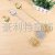 Home decoration with curtain hooks alloy double hooks base European wall hooks curtain binding with framework card packaging