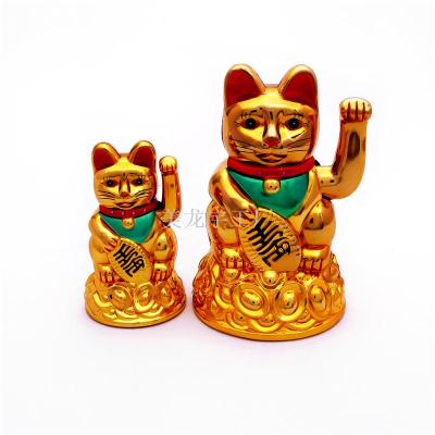 5.5 inch electric waving hand fortune wish cat opening gifts gifts \\ \"meilongyu boutique \\\" manufacturers direct sales