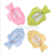 Manufacturers direct cartoon fish - shaped thermometer baby bath thermometer wet and dry indoor thermometer