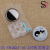 [New Cartoon Colored Contact Lenses Case] Wholesale 2 Pairs of Plastic Mirrors Cute Care Box of Contact Lens