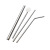 Wholesale 304 Stainless Steel Straw Food Grade Stainless Steel Straw Colorful Suit Coffee Creamer Tea Beverage Straw