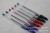 Advertisement foreign trade ballpoint pen can be customized logo plastic stationery ballpoint pen model 934 red black blue