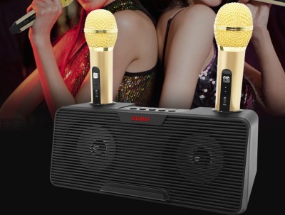 Wireless Microphone Home KTV Outdoor Bluetooth Card Audio Karaoke Speaker SD302