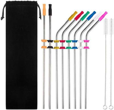 Collapsible Stainless Steel Straw FDA New Collapsible Color Drinking Straw