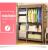 Simple wardrobe cloth artist with cloth wardrobe wardrobe assembly dormitory hanging clothes cabinet simple export trade