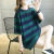 2020 chun xia pure cotton loose sleeve big web celebrity stripe T-shirt female 95 cotton 5 spandex