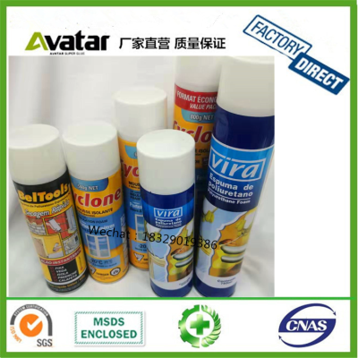 CYLONE VIRA AKFIX window sealing pu foam cheap liquid polyurethane foam insulation glue