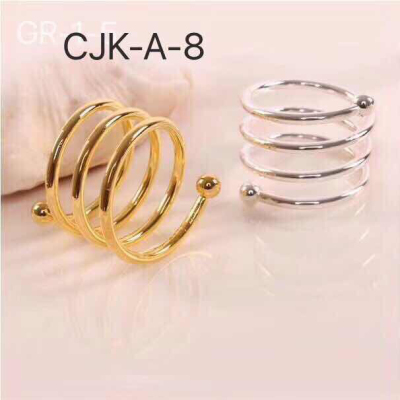 Factory Wholesale Spring Napkin Ring Napkin Ring Hotel Home Dining Table Trinkets Napkin Buckle