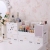 Mini Cosmetics Storage Box Desktop Drawer Saving Box Dresser Cosmetic Case with Mirror Zw2698