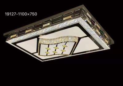 LED living room modern crystal atmosphere home bedroom 2019 new rectangular headlights spot supplies