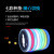 Car led luminous water coasters USB charging water cup lamp Turkey car photosensitive seven color water coasters