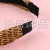 Monochrome Fabric Headband Wide Version Japanese and Korean Style Hand-Woven Craft Headband Hair Band Mesh Wide Headband Hollow Headband