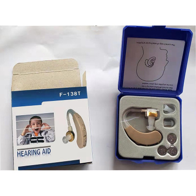 Portable sound collector and ear-mounted hearing aid for the elderly