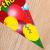 Adult children 's first birthday party decoration plastic colored flag background wall triangulation banners