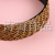 Monochrome Fabric Headband Wide Version Japanese and Korean Style Hand-Woven Craft Headband Hair Band Mesh Wide Headband Hollow Headband