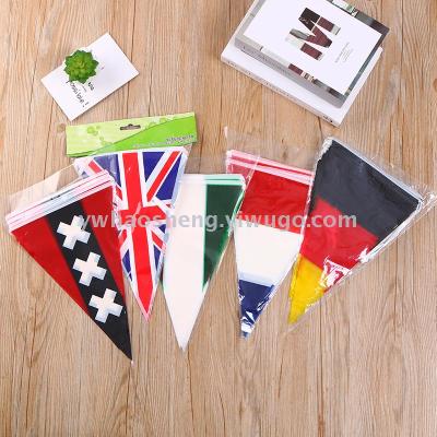 Bunting flag of various countries bunting flag small flag wedding decoration flag