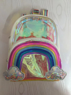 New TPU rainbow backpack