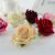 Factory direct shot artificial flower wall household wedding decoration fake flower wreath of diy do feel rose head wholesale