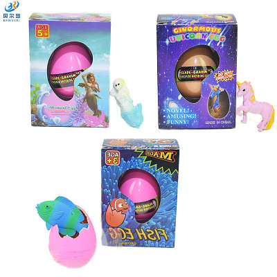 Manufacturer direct bubble toy expansion dinosaur Manufacturer direct unicorn mermaid tropical fish expansion toy