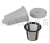 Single three-piece filter for Keurig My k-cup coffee maker