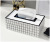 Simple modern Nordic style wooden tissue box living room table napkin box ins creative home paper box