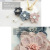 English and Korean fashion camellia brooch small pearl brooch woolen Korean pearl brooch