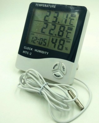 Electronic thermohygrometer household digital display large screen thermohygrometer dual thermohygrometer