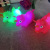 Cartoon glow unicorn hair ball flash hair ball children's new strange electronic toy