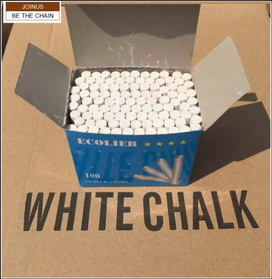 white chalk 8X10 100PCSProfessional Non Toxic School Water Soluble Dustless White  CRAIES DE BLANCHES stationery