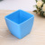 Square color plastic flowerpot resin flower arrangement simulation succulent small Square potted device home decoration